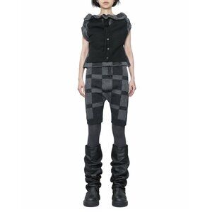 Marni 2010 check print two-piece knit set